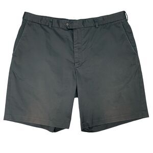 Nordstrom Shorts Mens 42 Black Smartcare Wrinkle Free Supima Cotton Golf Chino